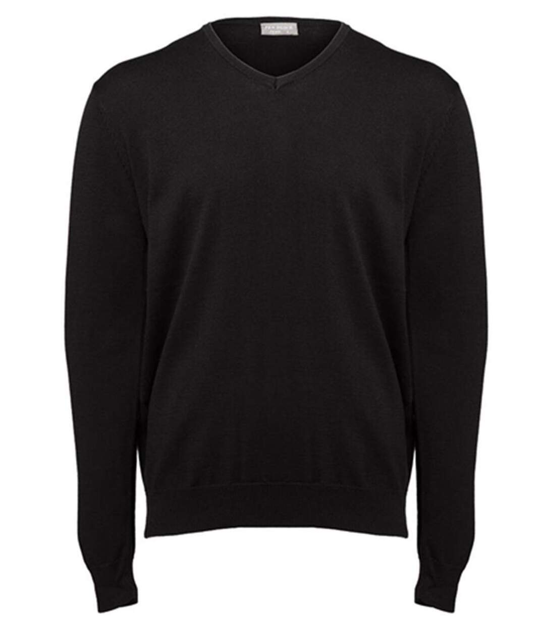 Pull col V - Homme - PK450 - noir-1