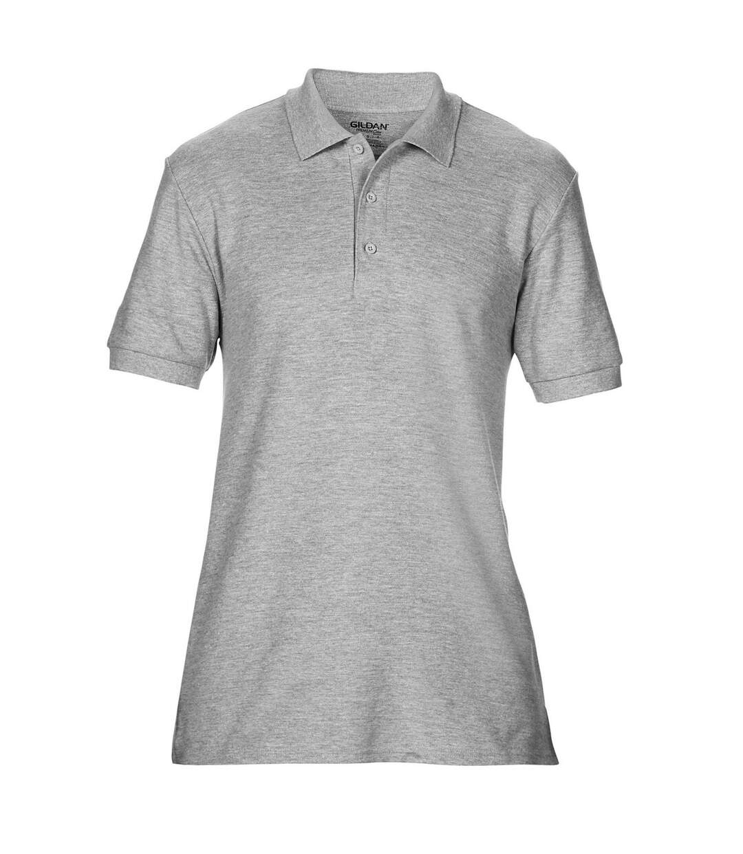 Polo hammer homme gris chiné Gildan