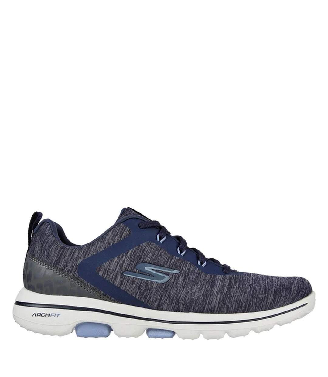 Womens/ladies go golf walk 5 golf shoes navy/blue Skechers-3