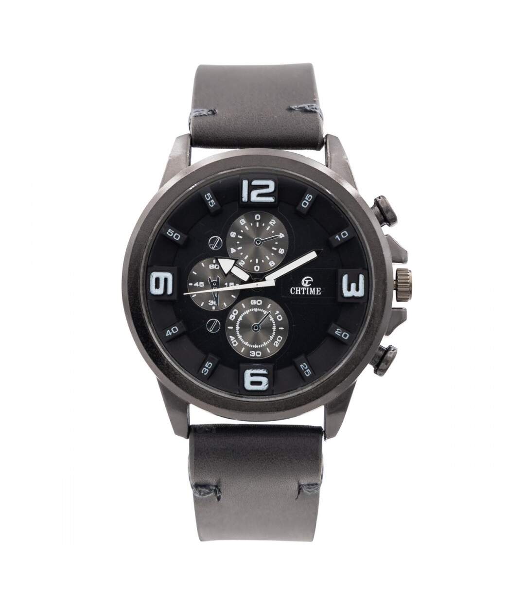 Elégante Montre Homme Noir CHTIME