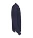 Mens Pique Long-sleeved T-shirt Navy Cottover-4