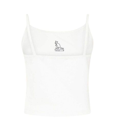 Débardeur Motif/style Logo Sur Poitrine Femme Blanc Kangol