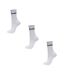 Pack Of 3  Womens/ladies Logo Crew Socks  White Everlast-2