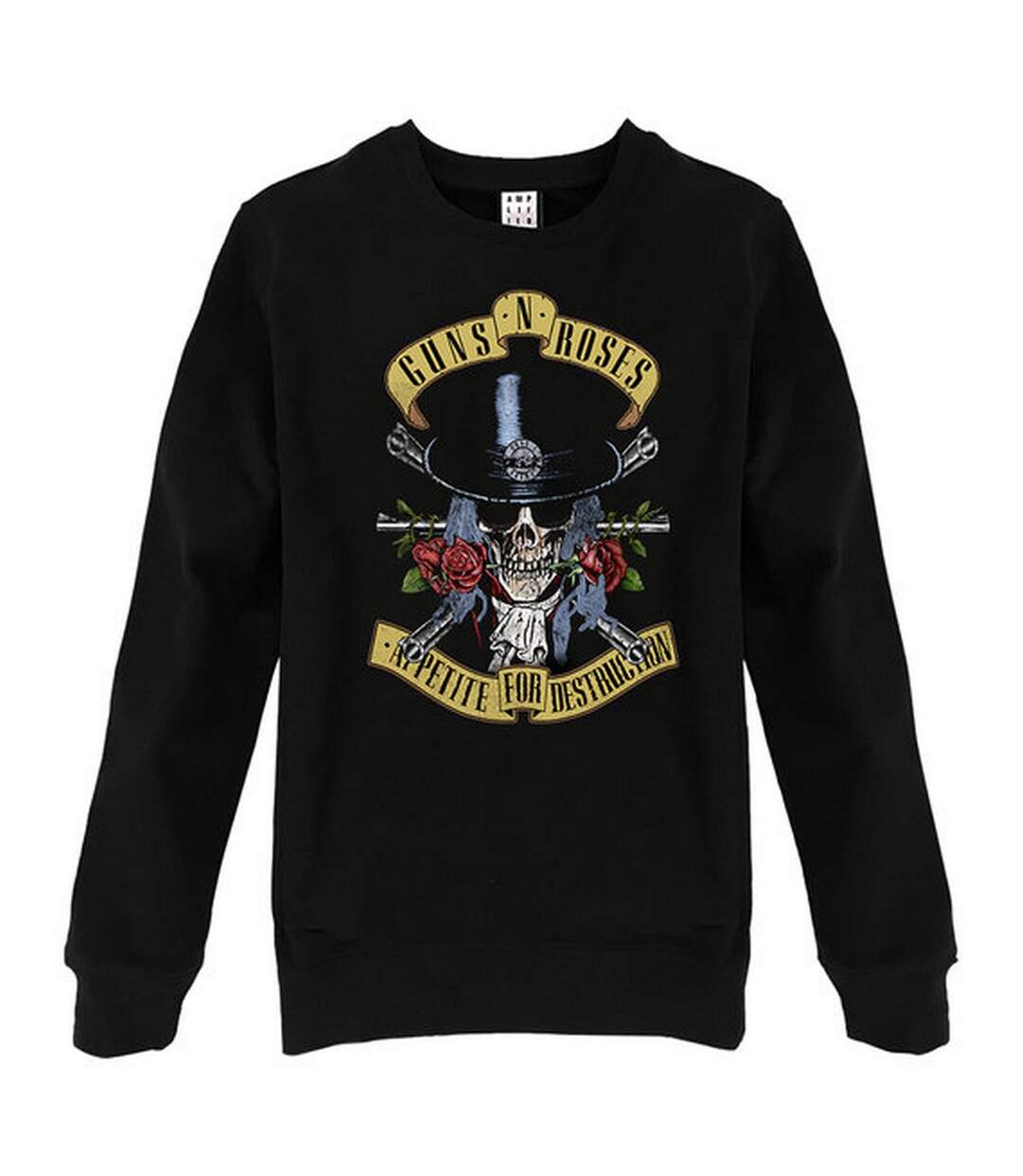 Amplified - Sweat TOP HAT SKULL - Adulte (Anthracite) - UTGD957