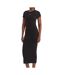 Robe noire femme tommy hilfiger tjw script-1