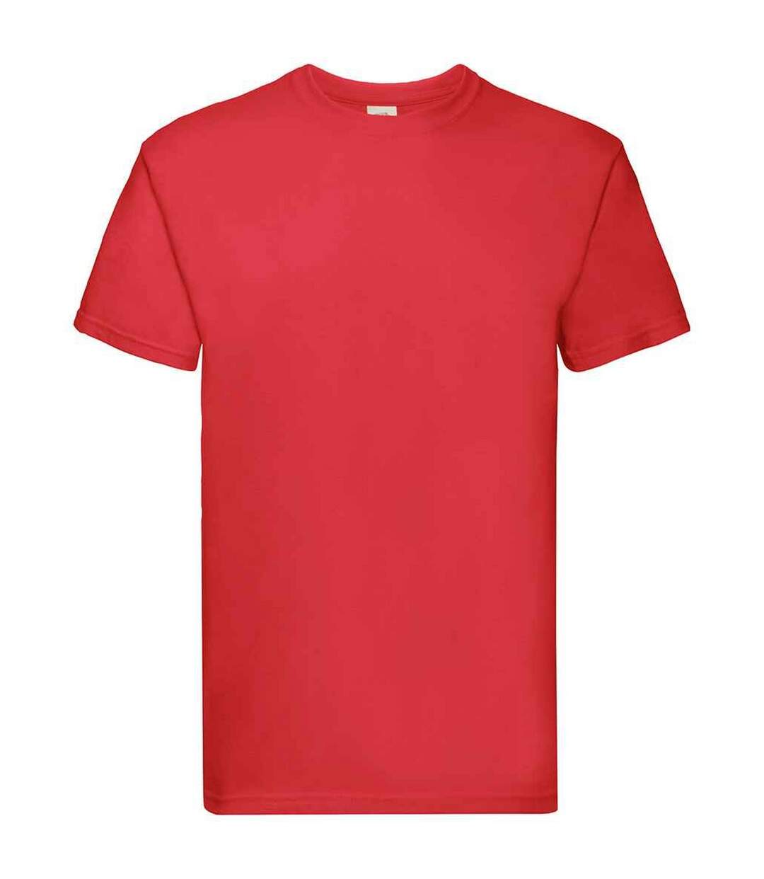 T-shirt Super Premium Adulte Rouge Fruit Of The Loom-1
