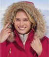 Wattierter Parka mit Webpelz-Kapuze Atlas For Men