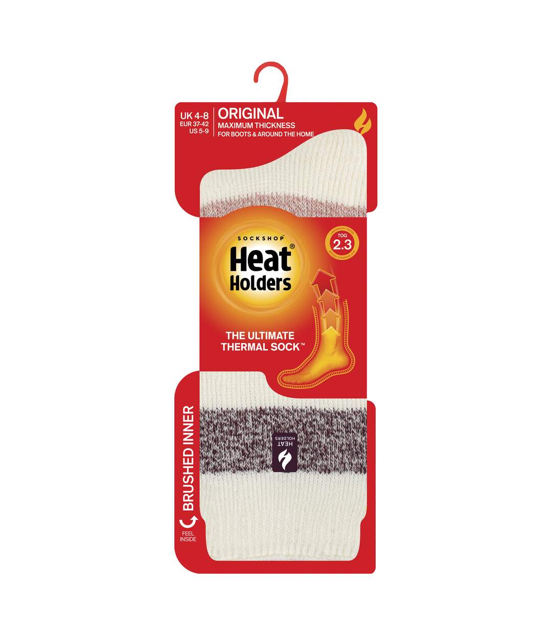 Heat Holders - Chaussettes thermiques à larges rayures pour dames - Neve-2