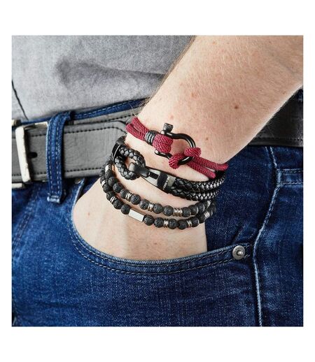Bracelet rouge homme geographical norway 315006 - taille unique