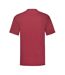 T-shirt Valueweight Adulte Rouge Orangé Fruit Of The Loom-2