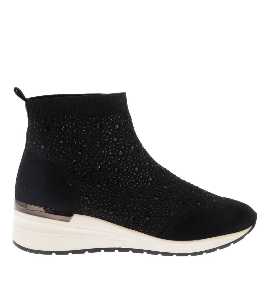 Baskets Chaussettes Femme Noir Dune London-2