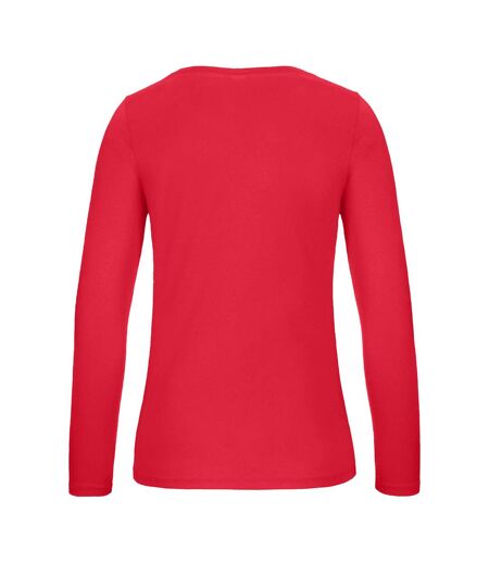 T-shirt Manches Longues #e150 Femme Rouge B&C