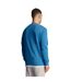 Mens crew neck long-sleeved sweatshirt spring blue Lyle & Scott