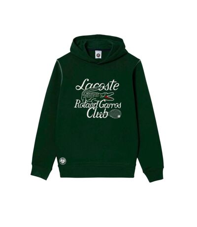 Sweat À Capuche Roland Garros Edition Adulte Vert Lacoste