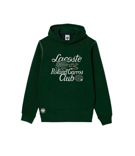 Sweat À Capuche Roland Garros Edition Adulte Vert Lacoste
