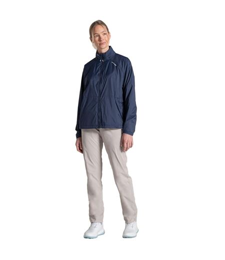 Veste Technique De Golf À Col Montant Femme Bleu Marine Craghoppers