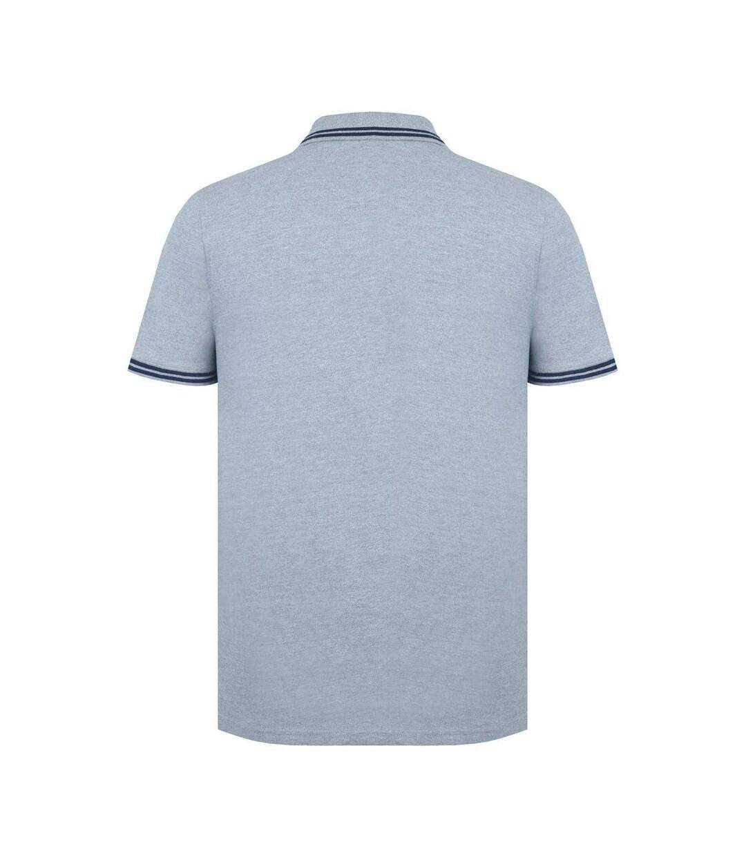 Polo Motif/style Logo Lazer Homme Gris Chiné Firetrap-2
