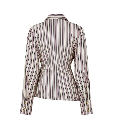 Chemise Motif/style Rayé Femme Marron Biba