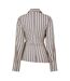 Chemise Motif/style Rayé Femme Marron Biba-3