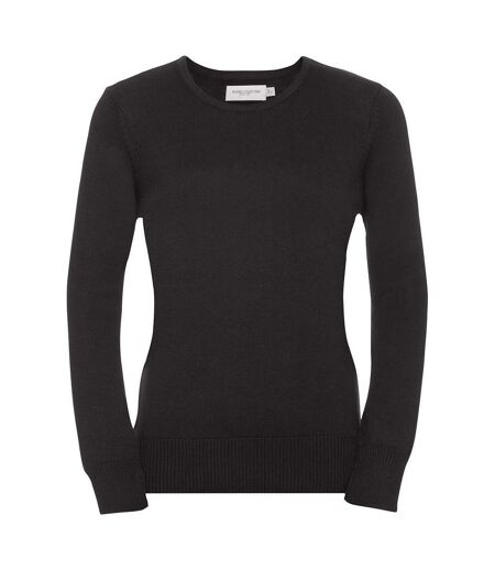 Pull Col V Collection Femme Gris Foncé Chiné Russell