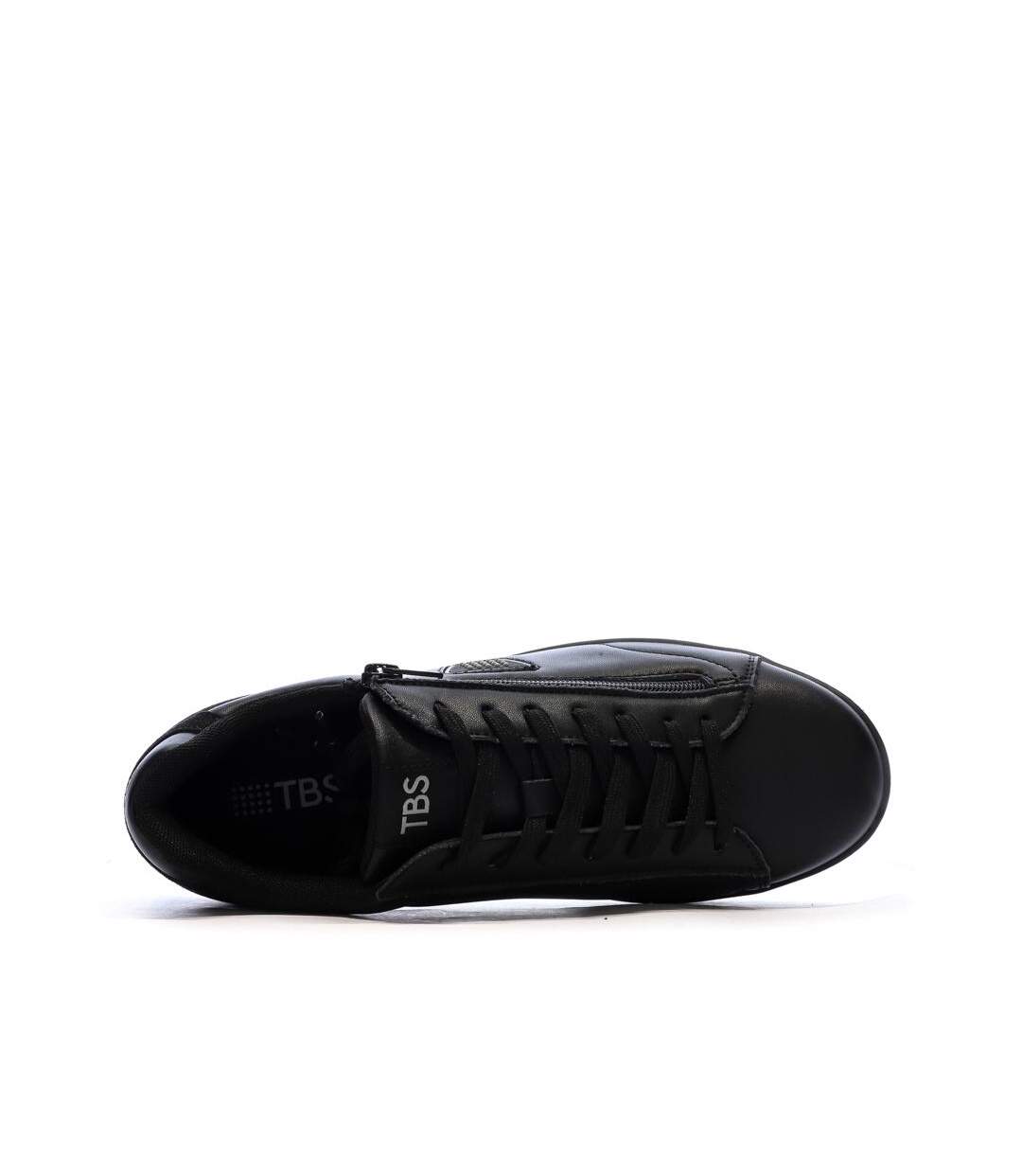 Baskets noir homme tbs laurick-3