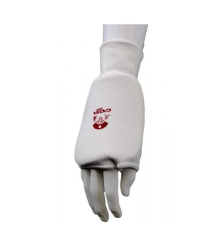 Carta Sport Unisex Adult Karate Fist Protectors (White/Red) - UTCS1150