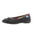 Chaussons Motif/style Nœud Femme Gris Lunar-3