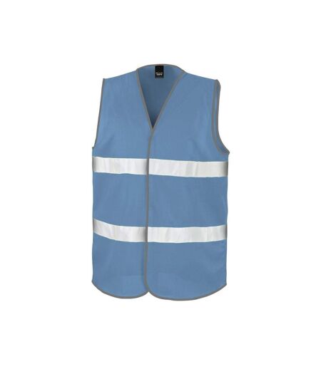 Gilet haute visibilité enhance adulte bleu ciel SAFE-GUARD by Result