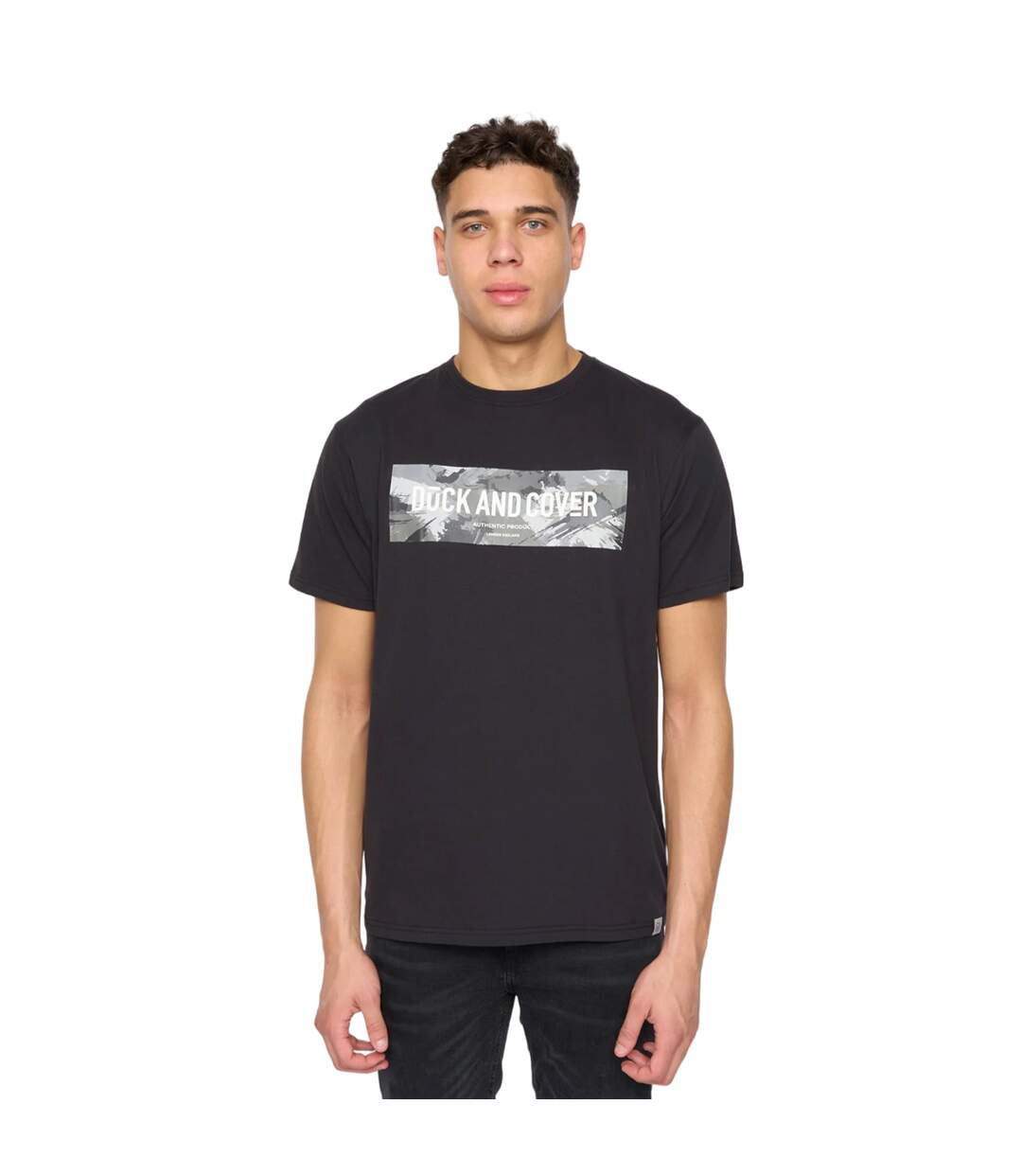 T-shirt wayfirth homme noir Duck and Cover-1