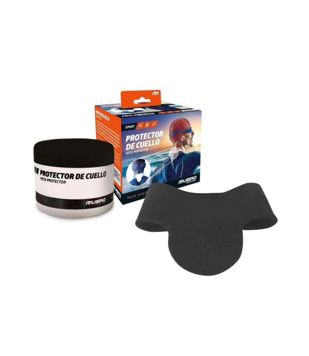 Protège cou noir mako-1