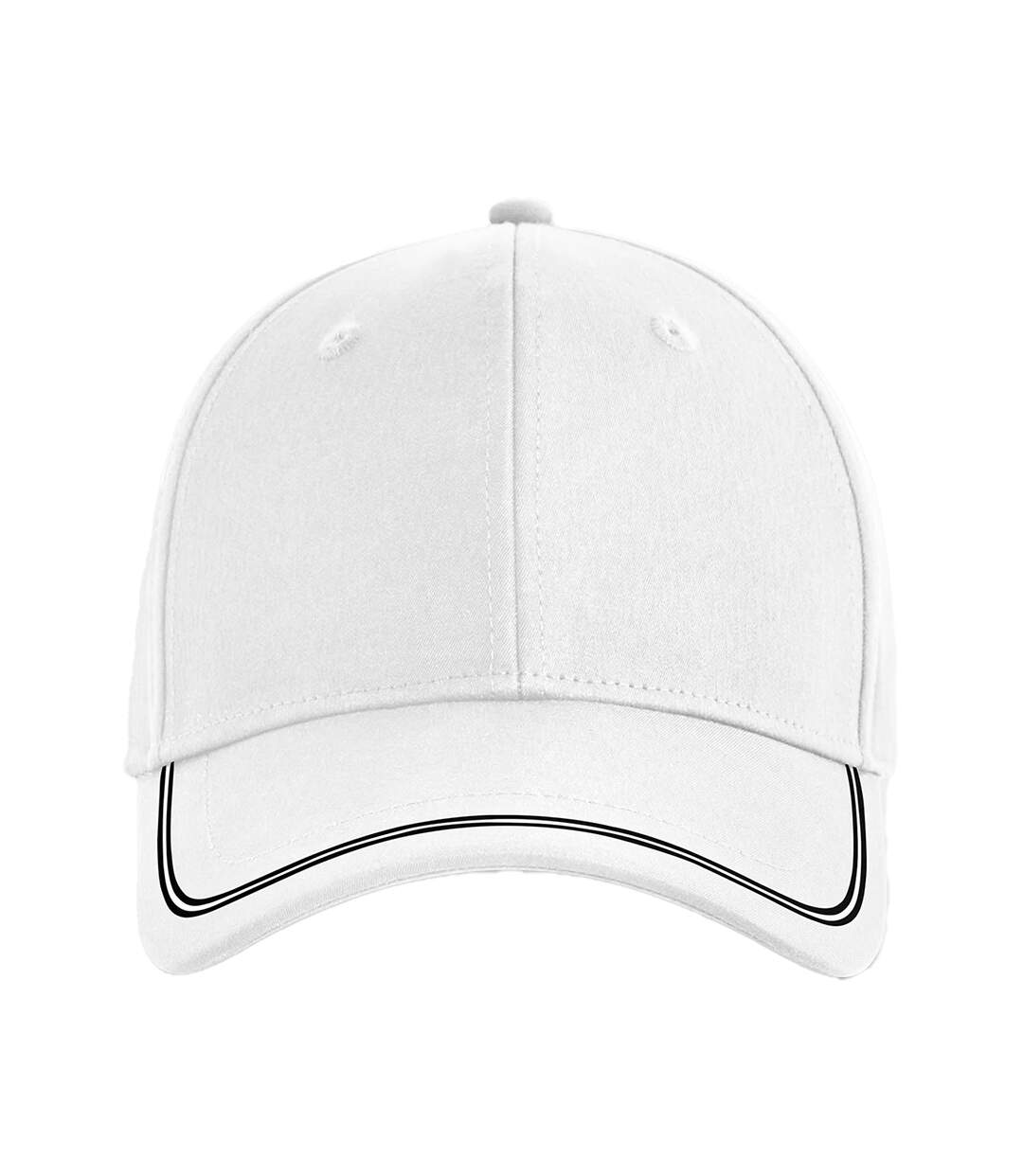 Casquette De Baseball Match Day Blanc Noir Beechfield-3
