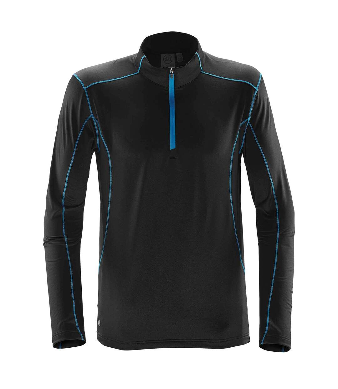 Mens Pulse Fleece Pullover Black Electric Stormtech-1