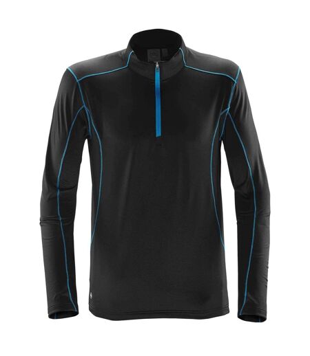 Mens Pulse Fleece Pullover Black Electric Stormtech
