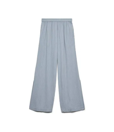 Pantalon bleu femme vero moda awryder