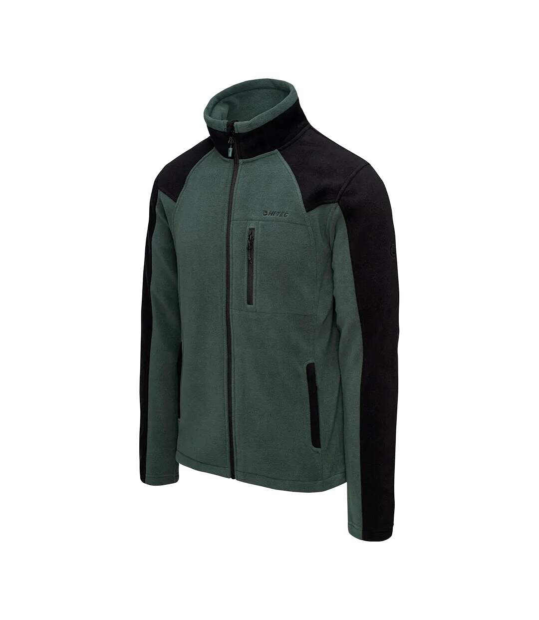 Veste Polaire Monar Homme Vert Foncé Noir Hi-Tec-3