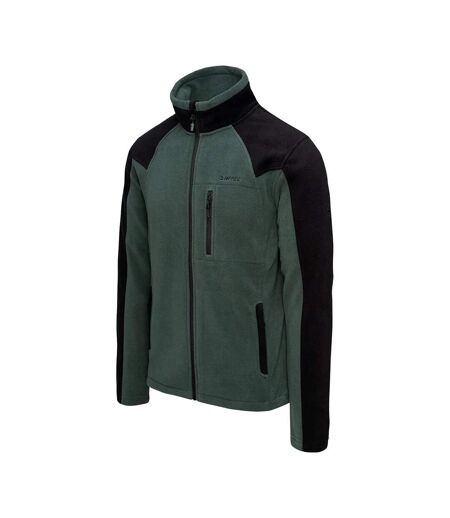 Veste Polaire Monar Homme Vert Foncé Noir Hi-Tec