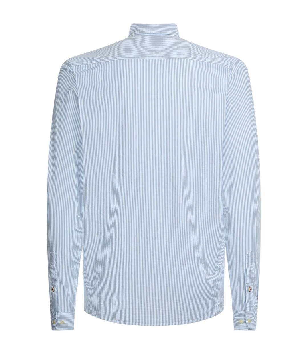 Chemise À Boutons Motif/style À Rayures Homme Bleu Tommy Hilfiger-2