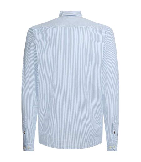 Chemise À Boutons Motif/style À Rayures Homme Bleu Tommy Hilfiger