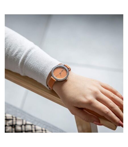 Votre Montre Femme Marron Orange GIORGIO