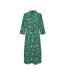 Robe Verte à fleurs Femme Vero Moda Belle - M