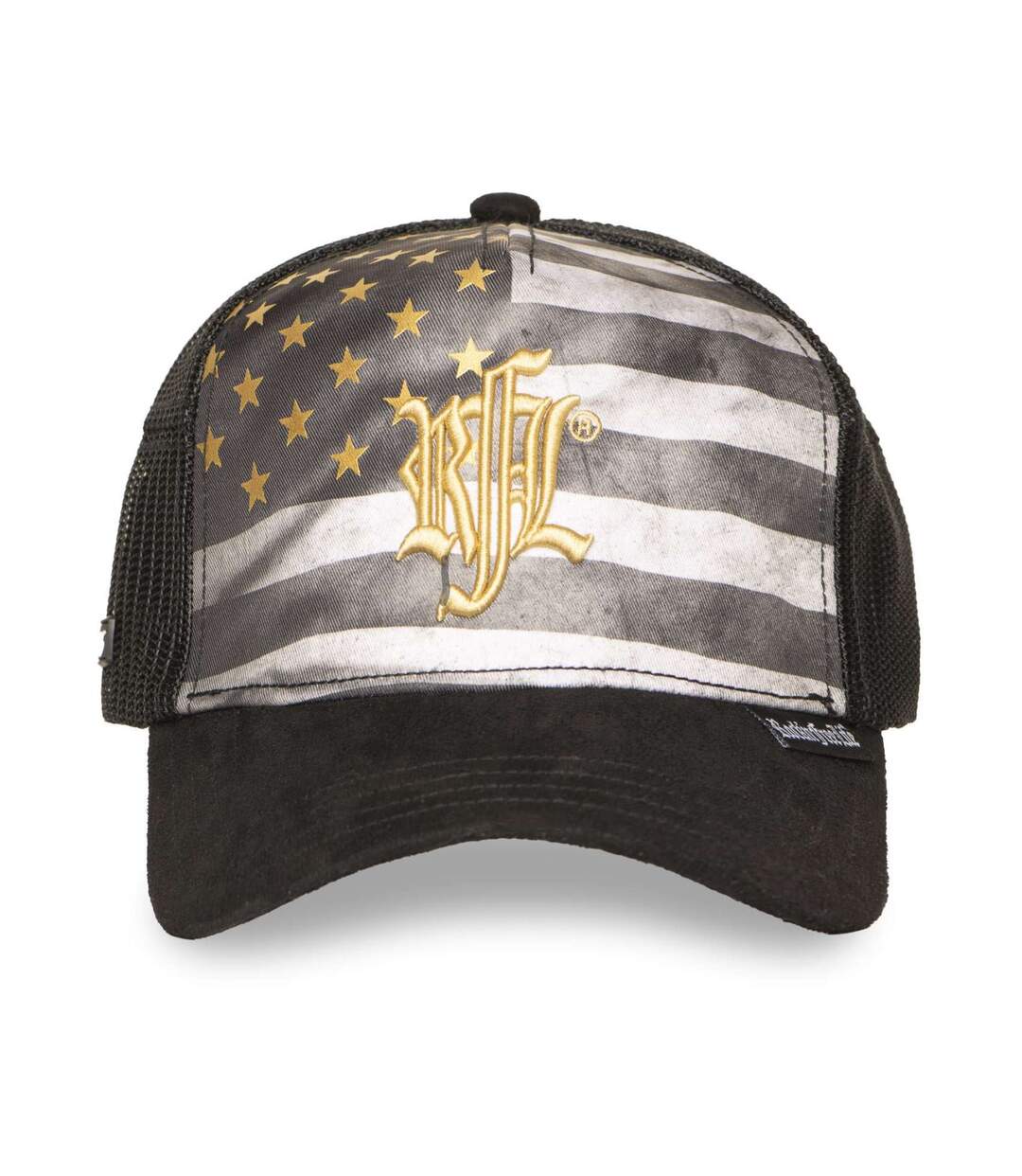Casquette trucker imprimée avec filet et logo brodé Dark Knight Rock'n Free Life-2