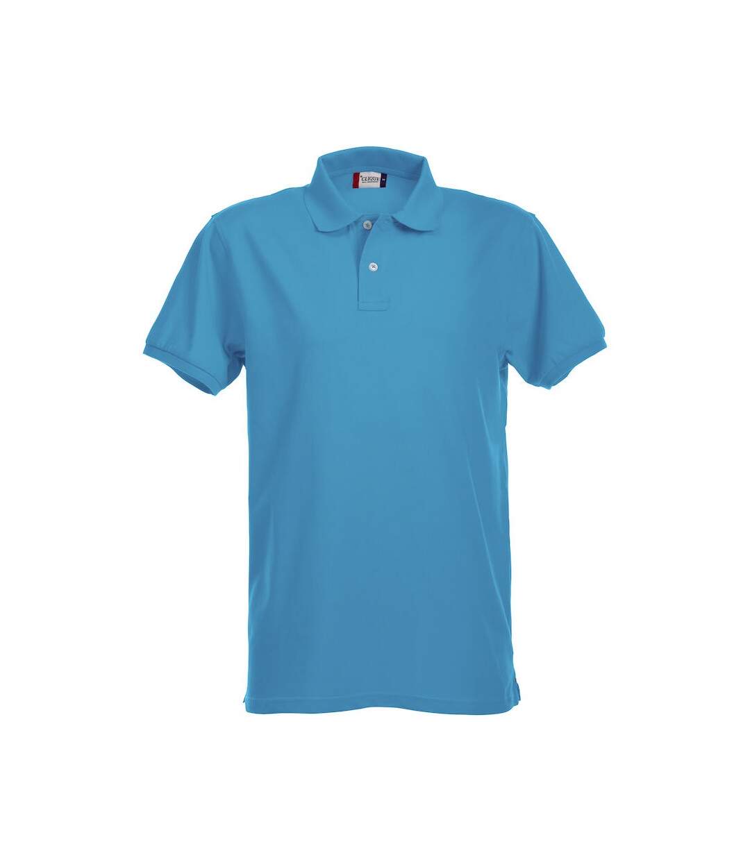 Polo premium homme turquoise vif Clique-1