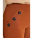 Pantalon large taille semi élastiquée uni-5