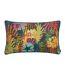 Abyss coral bay chenille cushion cover 30cm x 50cm multicoloured Wylder