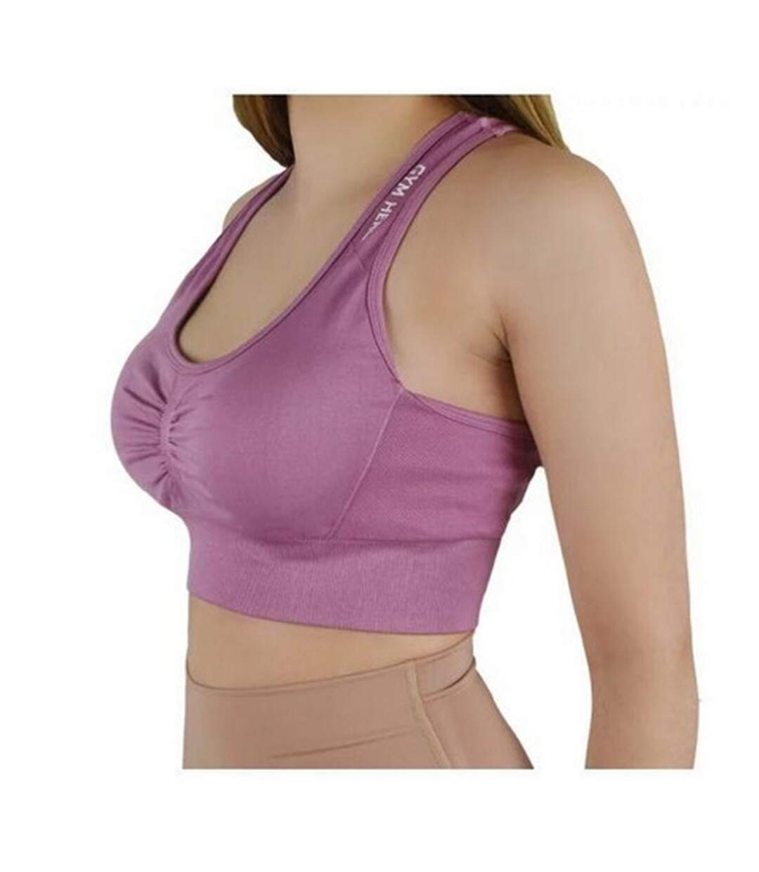 Brassière De Sport Miami Cute Femme Violet Clair Gym Hero-3