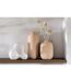 Vase Étroit en Argile Cassia 38cm Beige-4