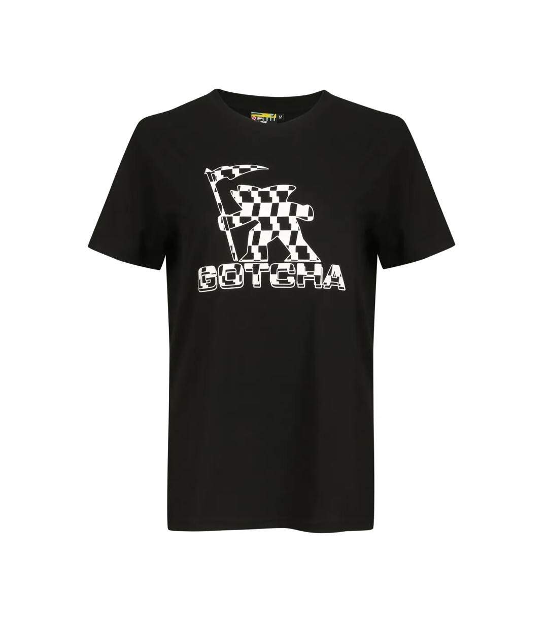 T-shirt noir/blanc femme gotcha twist-1