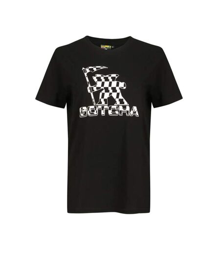 T-shirt noir/blanc femme gotcha twist