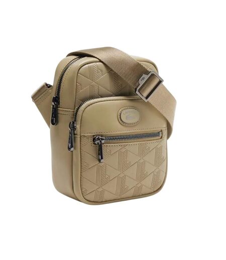 Sacoche taille unique beige Lacoste