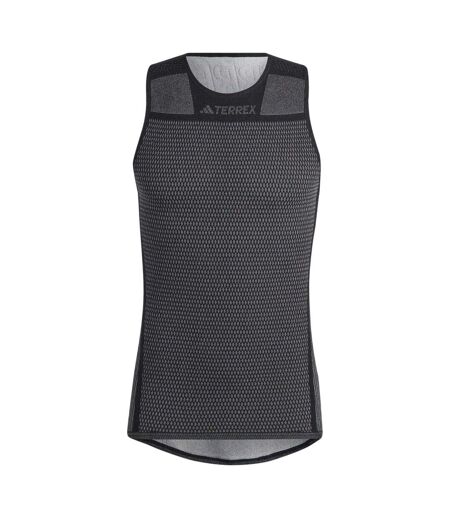 Mens Terrex Sleeveless Tank Top Black White Adidas
